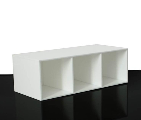 Clear Makeup Brush Holder Organizer, 3 Slot Acrylic Cosmetics Brushes Storage Box