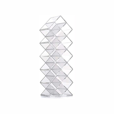 Fish Shape Clear Lipstick Organizer Tower, Lip Gloss Storage Holder Stand for 16 Lip Sticks, Perfect for Makeup Cosmetic