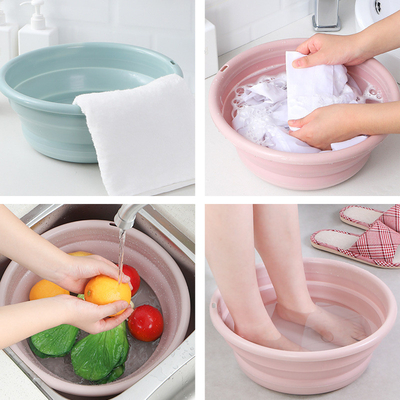 Multi-Purpose Folding Collapsible Wash Basin for Kids and Babies Lightweight Portable Basin