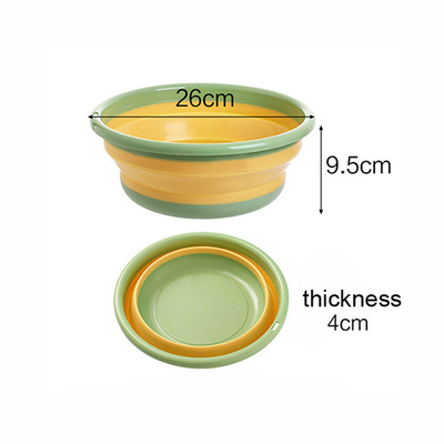 Small Collapsible Tub Portable Folding Washbasin Space Saving Storage Container