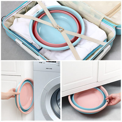 Small Collapsible Tub Portable Folding Washbasin Space Saving Storage Container