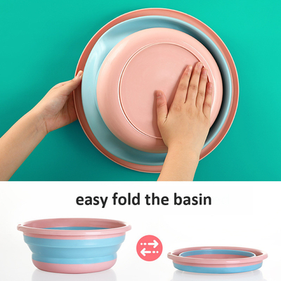 Small Collapsible Tub Portable Folding Washbasin Space Saving Storage Container