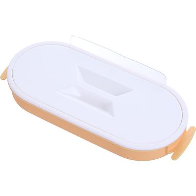 Hanging Trash Garbage Bag Holder, Adhesive Garbage Bag Holder Rack Frame with Cover Trash Bag Hanger Wall mounted
