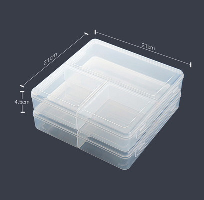 Food Storage Container with Lid 3 Compartments Stackable Portable Freezer Storage Containers