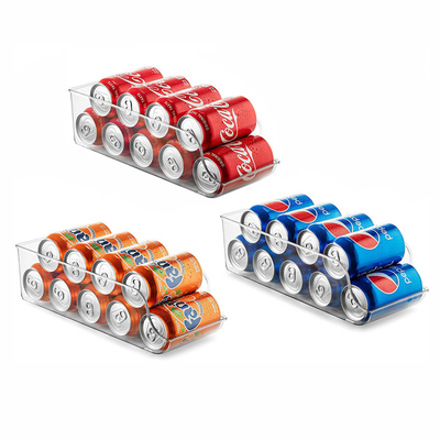 Fridge can organizer storage bins Ideal storage for soda, pop, beer, tea, drinks, soup, vegetable, tomato sauce