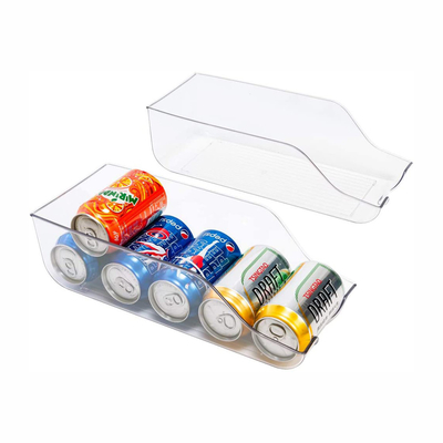 Can Drink Holder Storage & Dispenser Bin for Refrigerator, Freezer, Countertop, Cabinets & Pantry Holds Up To 9 Cans