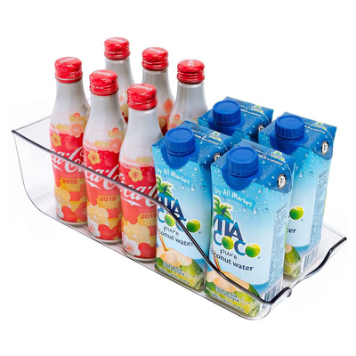 Can Drink Holder Storage & Dispenser Bin for Refrigerator, Freezer, Countertop, Cabinets & Pantry Holds Up To 9 Cans