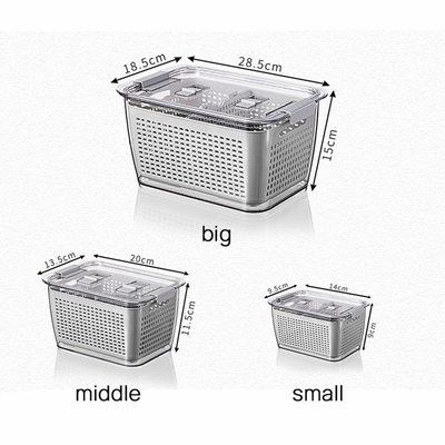 Fresh Vegetable Fruit Storage Containers Produce Saver Fridge Food Storage Containers Keep Vegetables Fresh