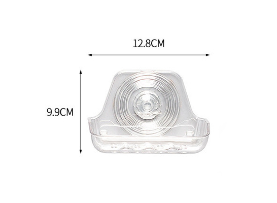 Plastic Soap Dish Holder Self Adhesive Soap Dish Wall Mounted, Bar Soap Sponge Holder for Shower, Bathroom, Tub