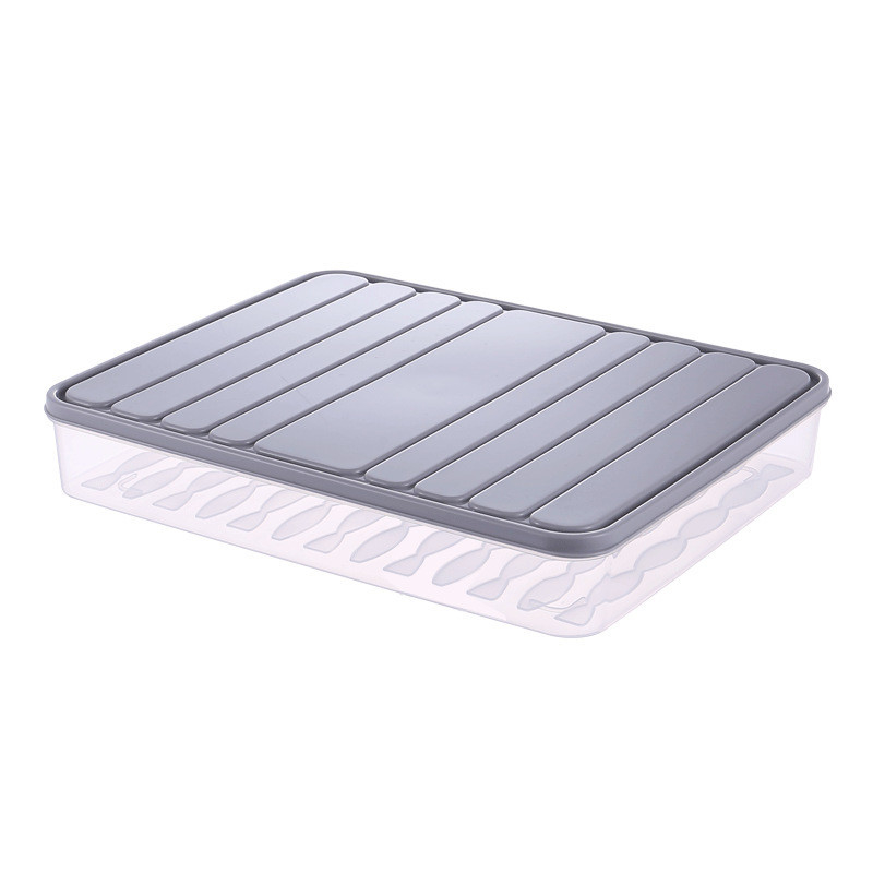 Plastic Bacon Keeper, Deli Meat Saver, Fridge Food Storage Container with Lid for Fruits, Vegetables, Fish, Cold Cuts